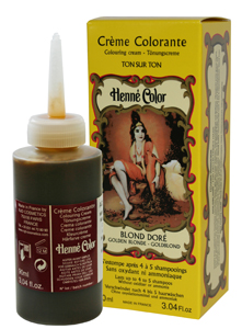 Blond Doré: Tijdelijke haarkleuring Crème Colorante Goudblond