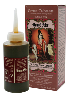 Chatain Clair Cendré: Tijdelijke henna kleurcreme Askastanje