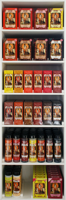display Henné Color: Alles voor de verzorging, het herstel en het kleuren van uw haar.